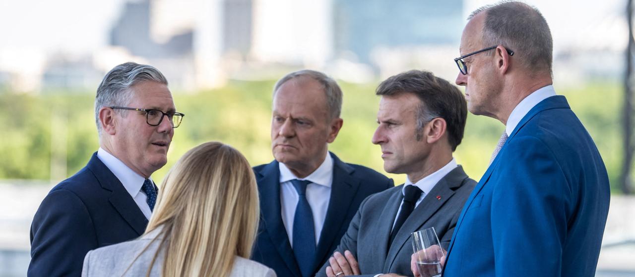 E5-Treffen in Berlin Einigkeit demonstriert - Starmer verabschiedet