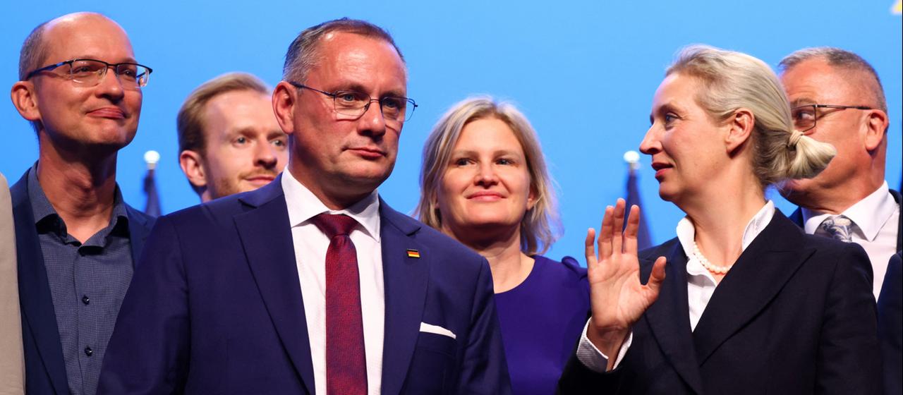 AfD-Bundesparteitag in Erfurt Professionelle Radikale
