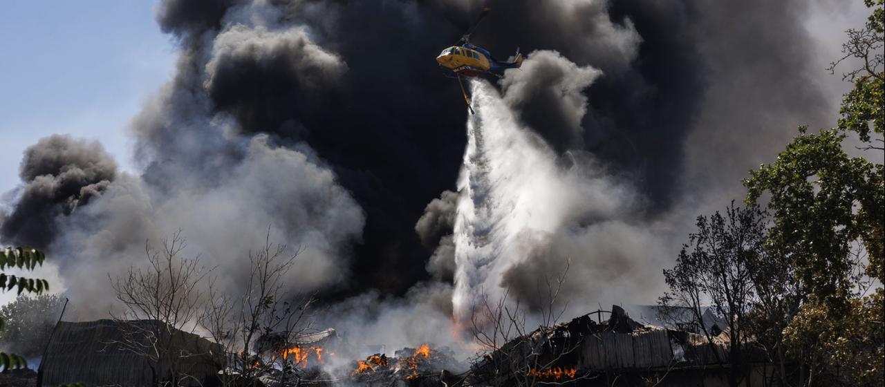 Schwere Waldbrände in Südeuropa fordern massiven Einsatz der Feuerwehren