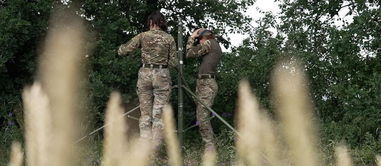 Ukraine Unterwegs mit der Frauen-Drohneneinheit