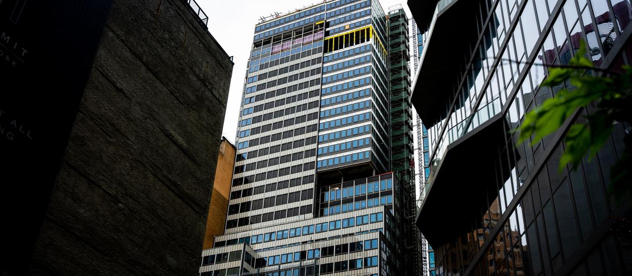 Manhattan New Yorker Hochhaus wegen Einsturzgefahr geräumt