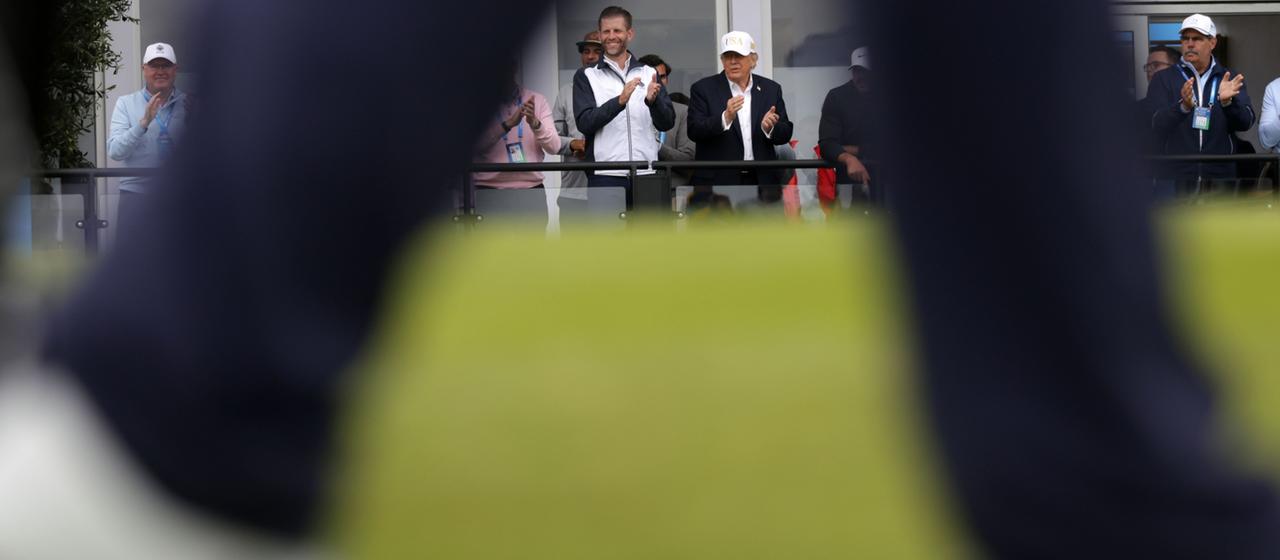 US-Präsident Trump in Irland Golf, Proteste und ein heikles Thema