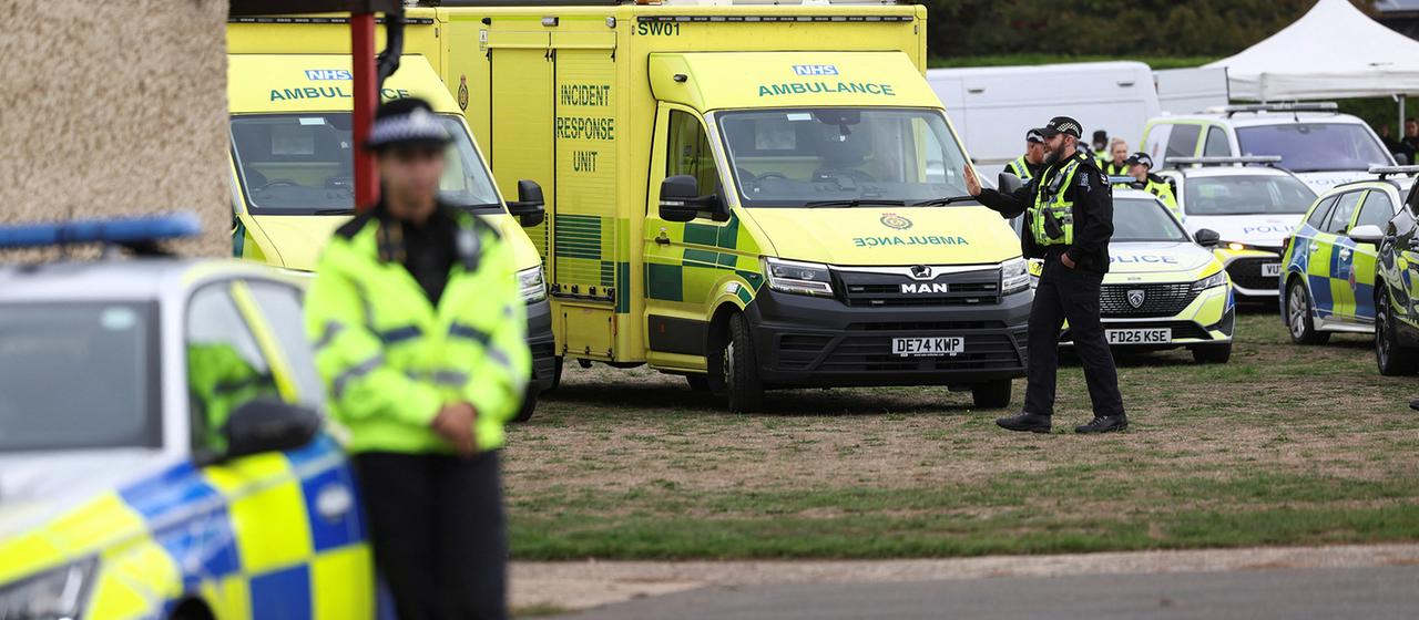 Sprengstoffverdacht Festnahmen bei britischem Luftwaffenstützpunkt