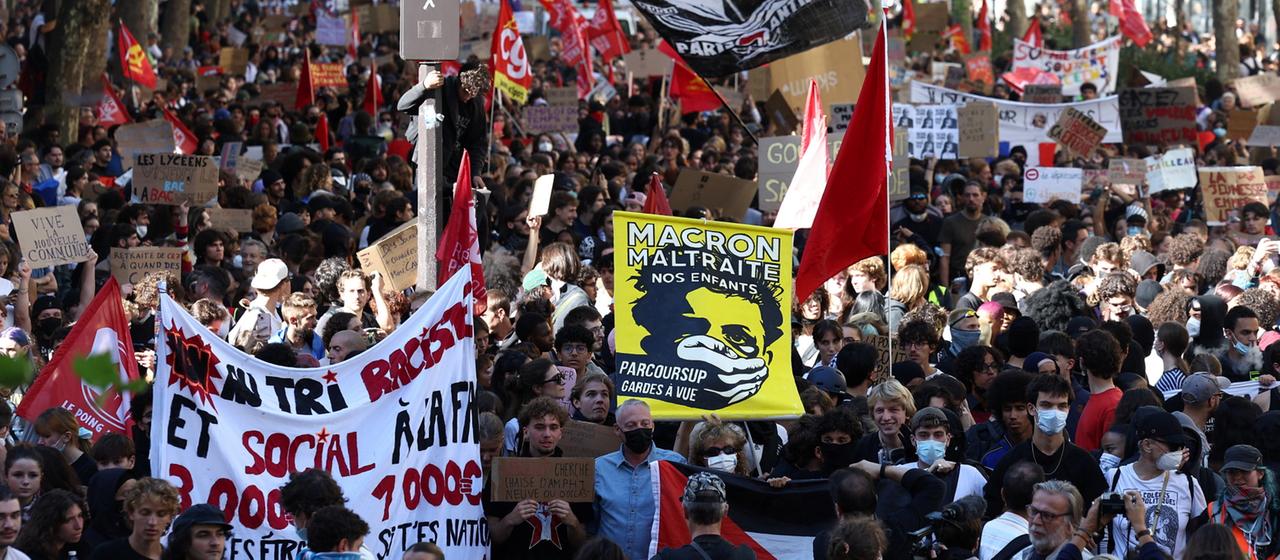 Schülerproteste in Frankreich "Uns wird nicht zugehört"