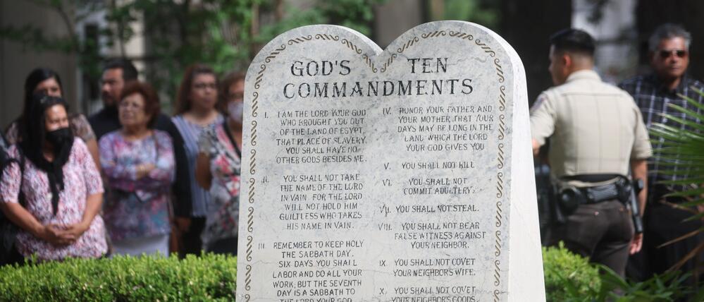 Erfolg für Konservative: Texas darf Schulen zwingen, Zehn Gebote in Klassenzimmern aufzuhängen