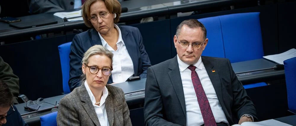 Machtfragen und Unzufriedenheit: Das kommt beim AfD-Parteitag auf Weidel und Chrupalla zu