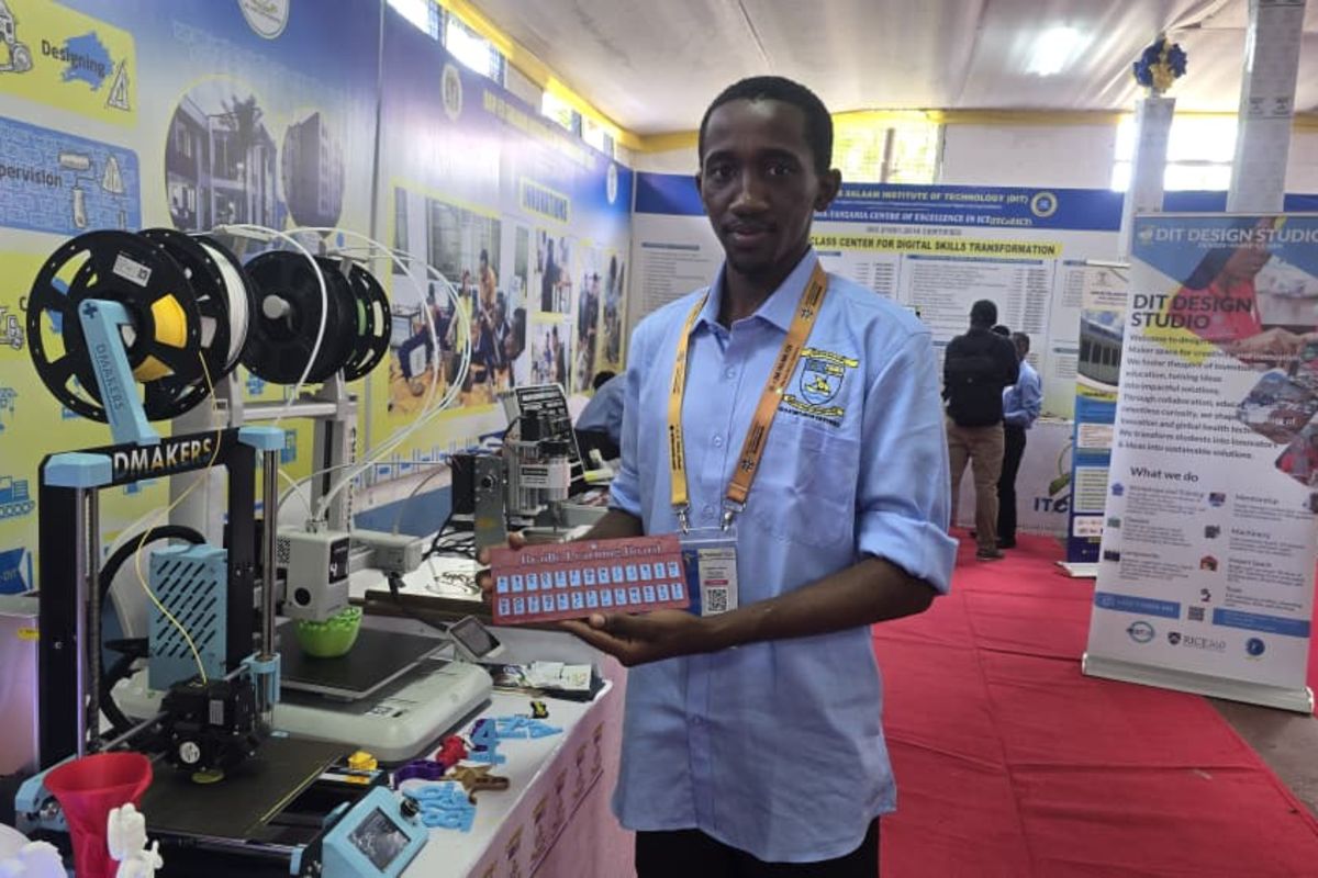 Tanzanian startup builds local 3D printers from recycled plastic to expand manufacturing access