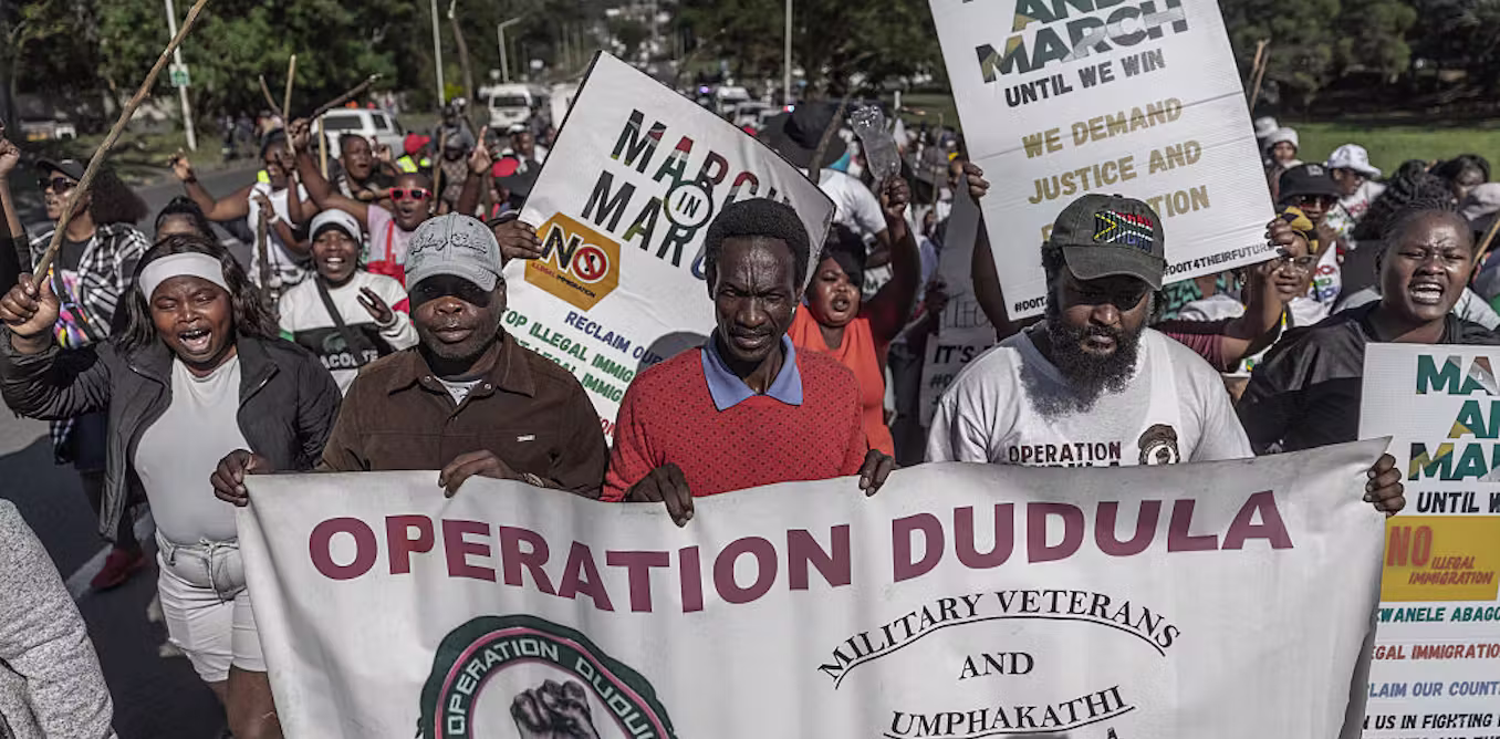 South Africa’s anti-migrant campaigns use the language of democracy: why that’s dangerous