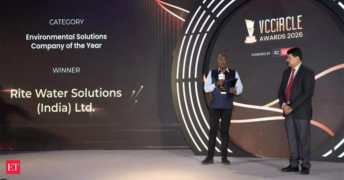 Rite Water Solutions wins Environmental Solutions Company of the Year at VCCiRCLE Awards 2026