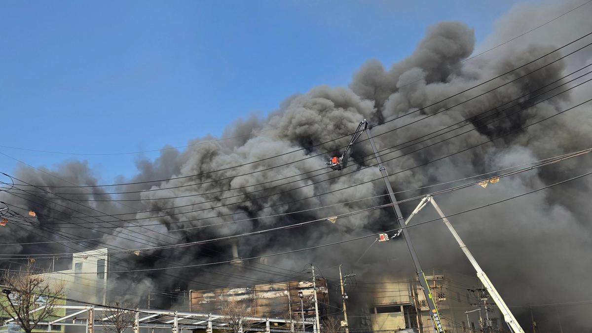 Fire at South Korean auto parts factory injures at least 50