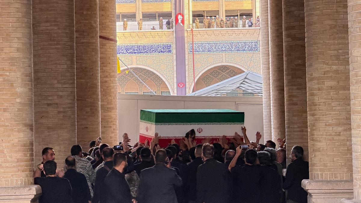 Supreme Leader Khamenei's body arrives at Tehran religious complex for funeral