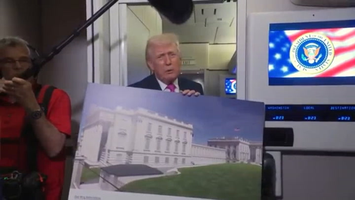 Trump says military building a ‘big’ bunker under White House ballroom