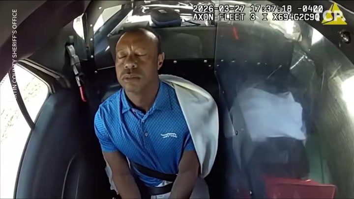 Tiger Woods arrested on DUI charges after car crash