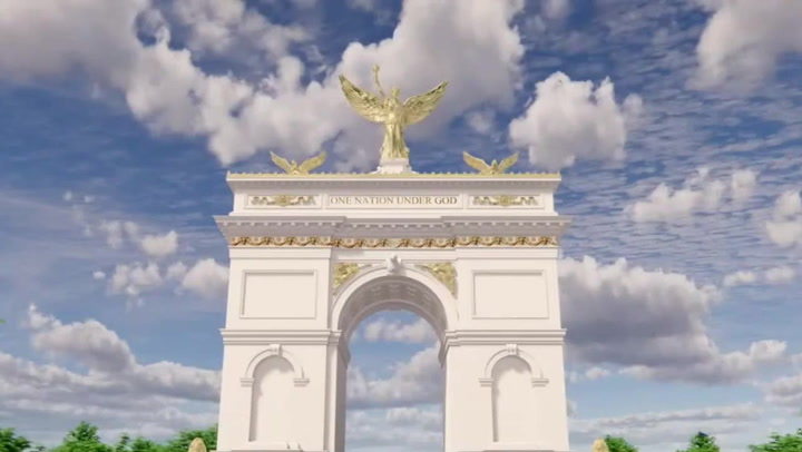White House unveils plans for Trump’s 250-foot ‘Triumphal Arch’