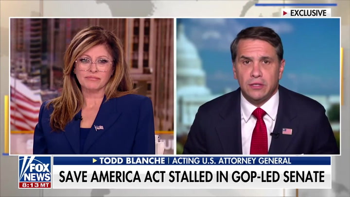 Trump’s AG Todd Blanche says he can’t give ‘definitive answer’ as to whether 2020 election was stolen
