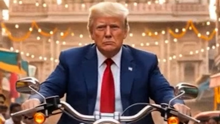 Trump shares AI content mocking opponents on D-Day anniversary