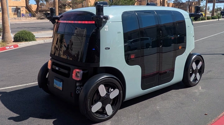 Robotaxi firm Zoox issues recall after vehicle drives into smoke near Vegas fire scene