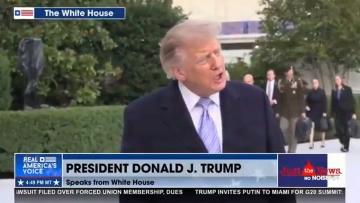 Trump’s scowl says it all as CNN and MS NOW return to White House for XI’s final day