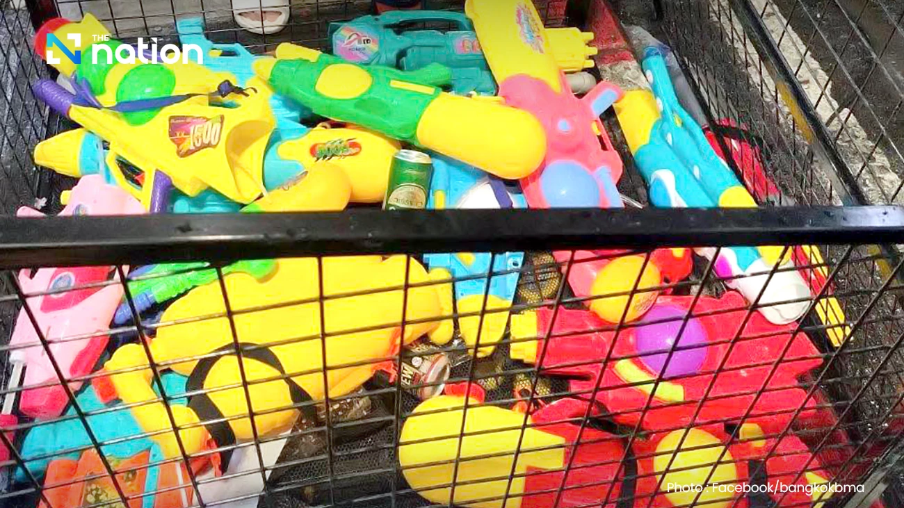 Bangkok extends Songkran water gun recycling as crowds top 3 million