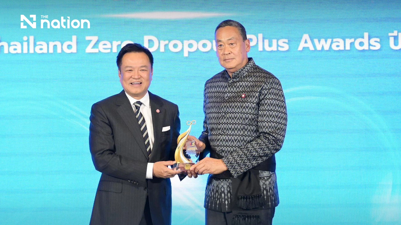 Srettha honoured as Ratchaburi Zero Dropout Sandbox shapes national educational policy
