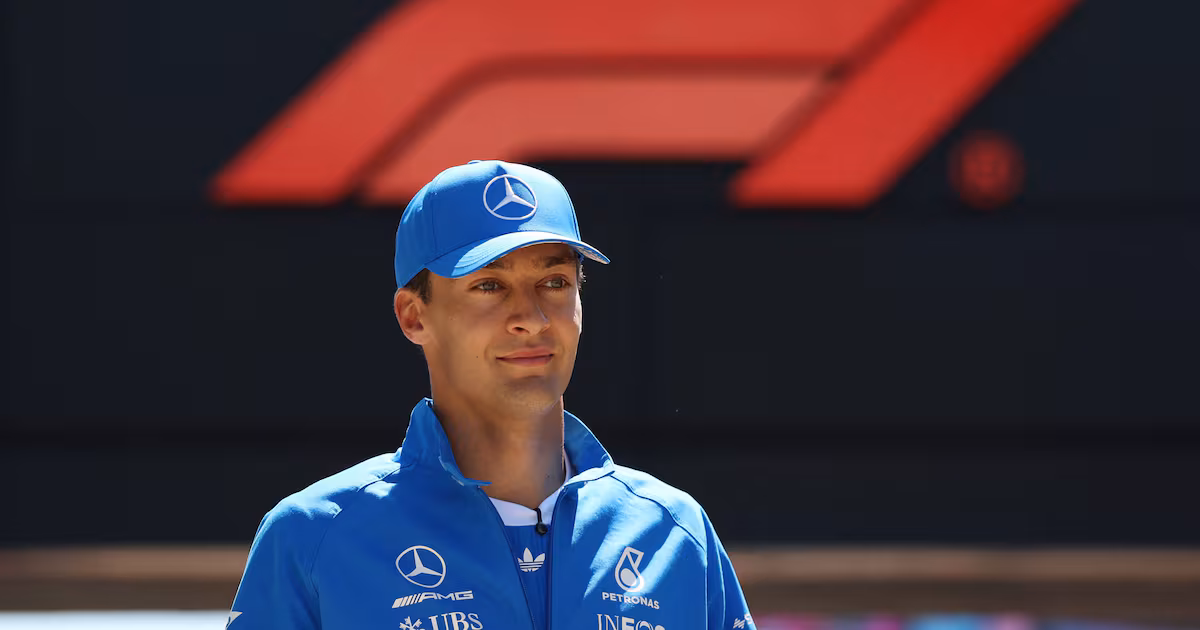 Mercedes' George Russell arrives ahead of the British Grand Prix having won last time out in Austria. Reuters