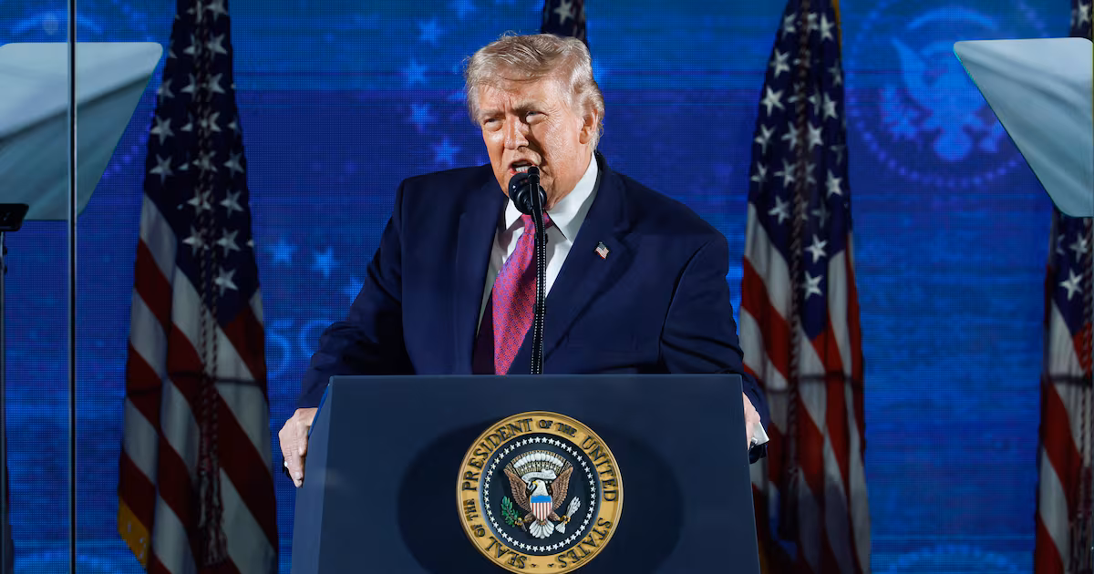 Trump warns of 'communist menace' resurgence in South Dakota speech