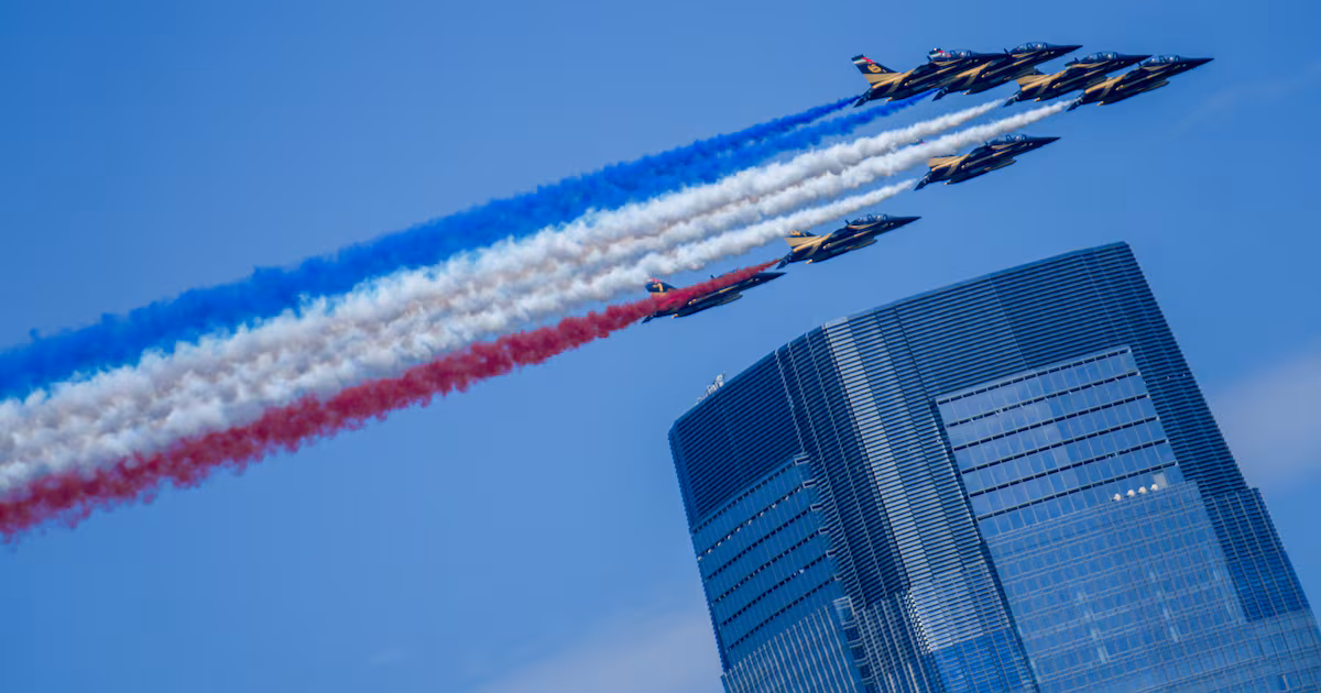 Fursan Al Emarat jets fly in US skies for first time