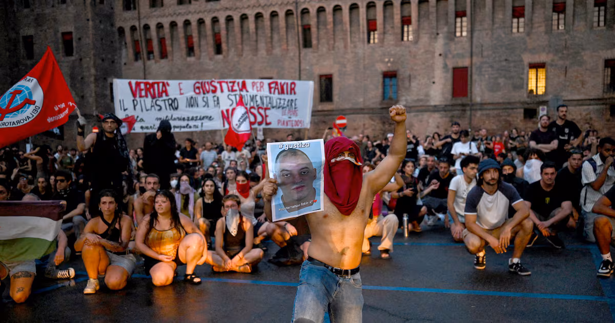 Moroccan man's death during police arrest sparks protests in Bologna, Italy