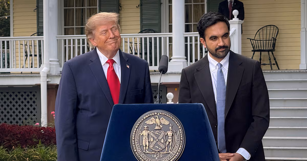 Trump and New York Mayor Mamdani meet at Gracie Mansion to discuss housing plan