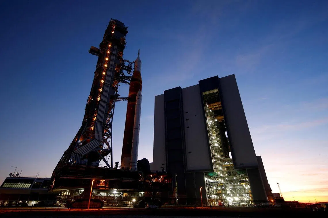 NASA returns Moon rocket to pad, eyeing April 1 launch