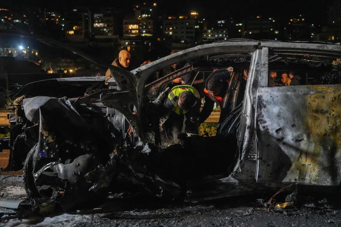 At least seven killed in Israeli strikes in Beirut area, Lebanon says