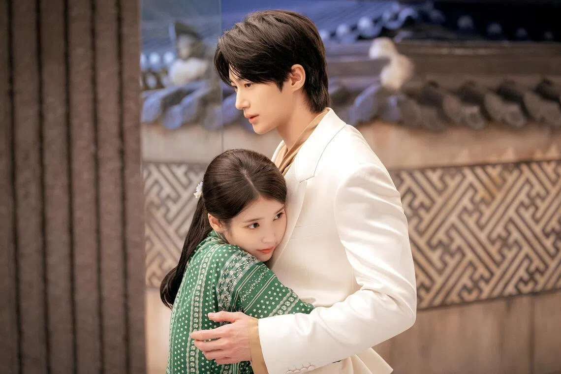 K-stars IU and Byeon Woo-seok make a chic, glamorous royal couple in K-drama Perfect Crown