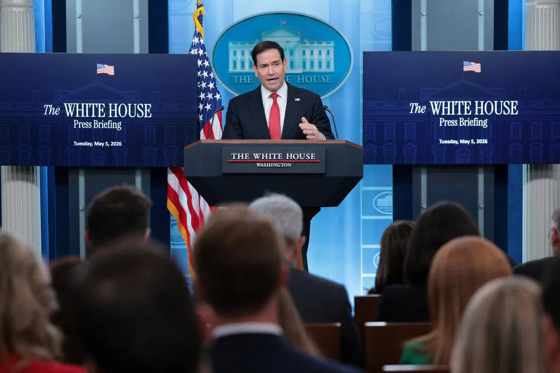 Ten civilian sailors have died in Strait of Hormuz, Rubio says