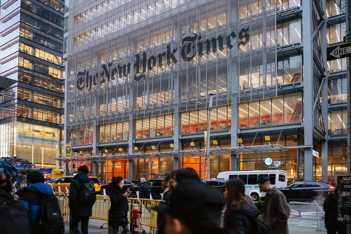 US sues The New York Times, claiming discrimination against a white man
