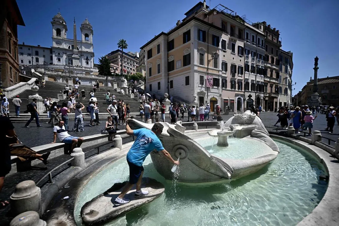 More climate records under threat as spring heatwave bakes western Europe