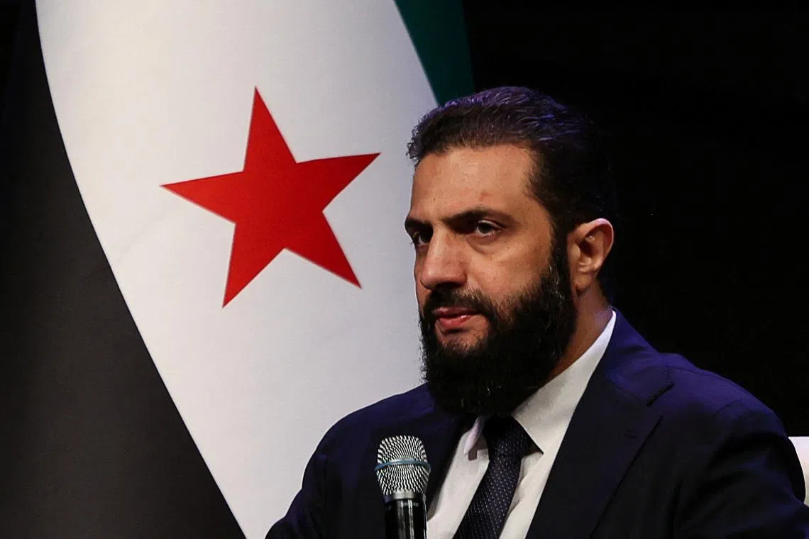Syria's Sharaa holds phone call with Trump, Syrian presidency says