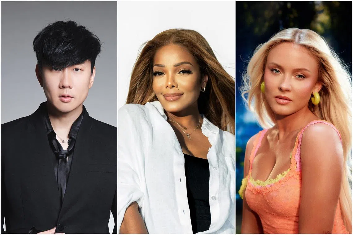 JJ Lin, Janet Jackson and Zara Larsson added to 2026 F1 Singapore GP line-up