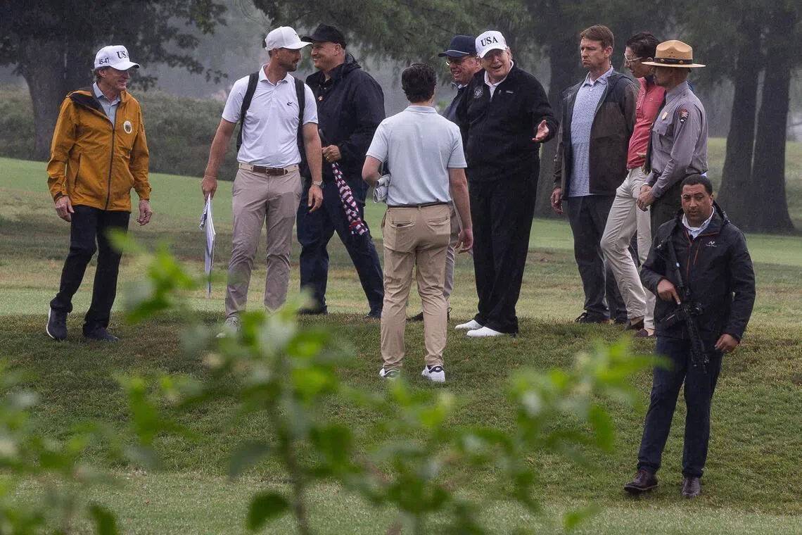 Trump bashes Washington’s likely next mayor, touts golf course project