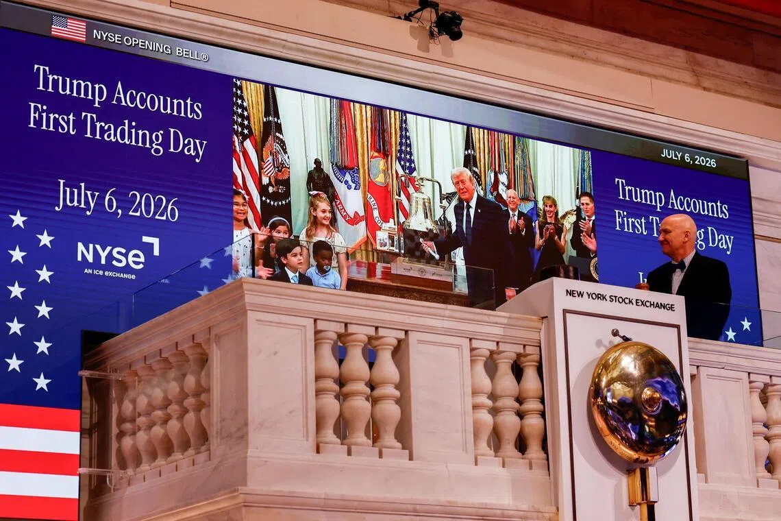 Trump rings Wall Street opening bell to launch Trump Accounts for children
