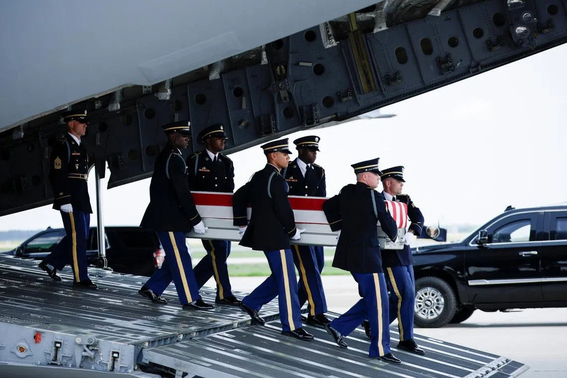 Lowered number of Iran war troop deaths on Pentagon site upsets military families