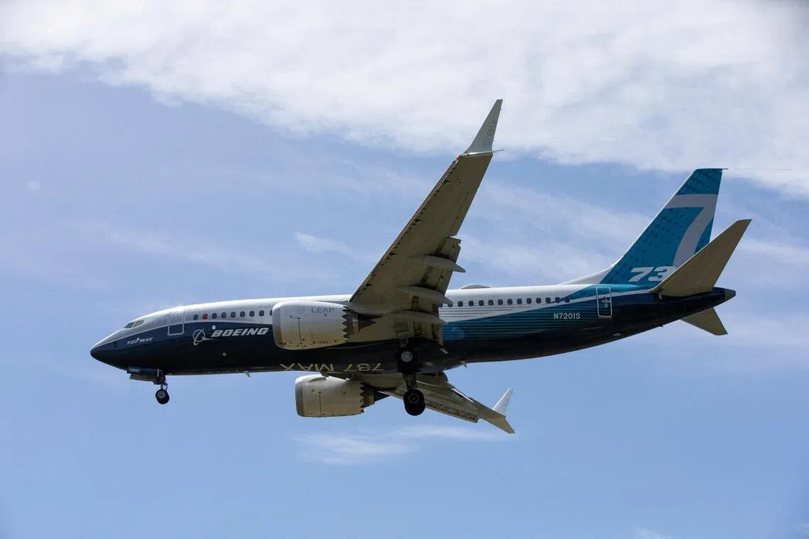 US aviation authority says seats on hundreds of Boeing 737 MAX jets may need inspections