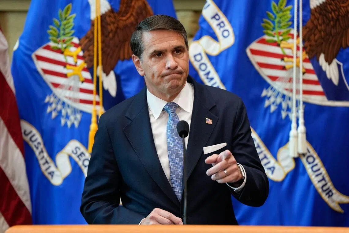 Todd Blanche tries to calm DOJ ranks in first speech as leader