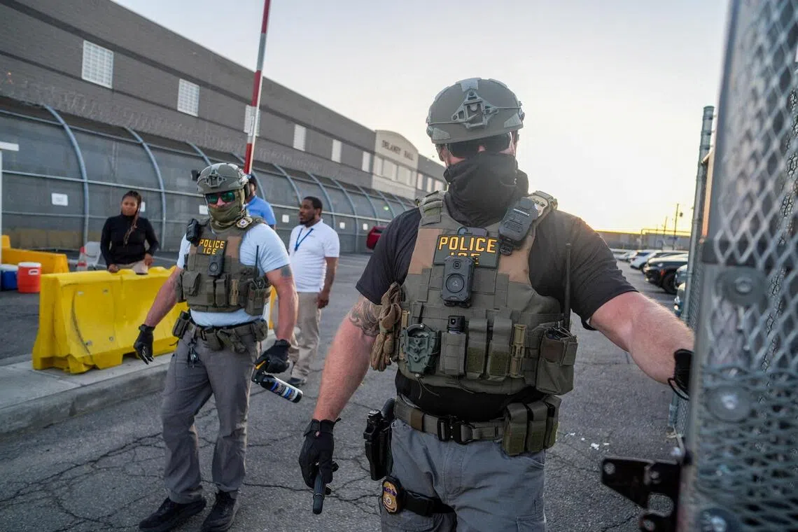 US immigration agency moots insurance plan to protect local officers making arrests