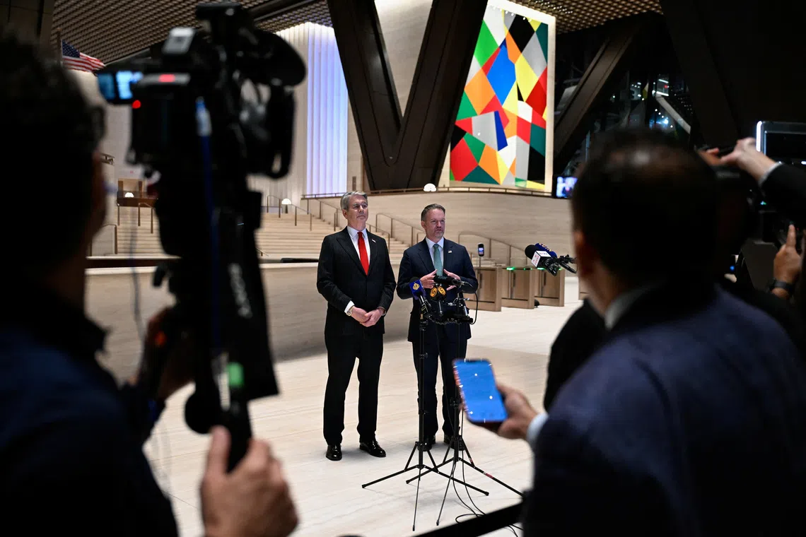 US Treasury chief says meeting with China on trade, AI ‘very successful’