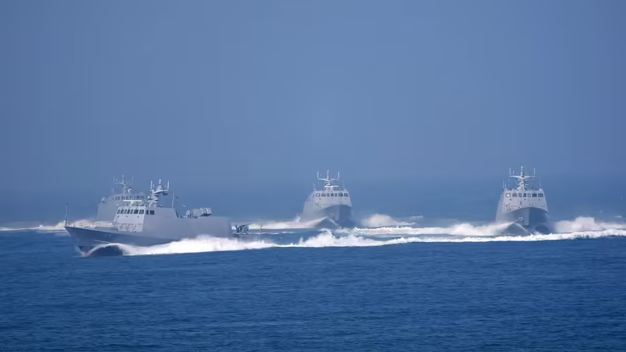Taiwan detects Chinese military aircraft, naval vessels near island for second straight day