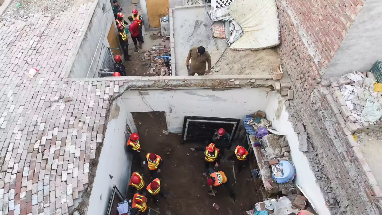 14 children killed as tuition centre roof collapses in LahoreTragedy struck Lahore as the roof of a private tuition centre, operating from an under-construction building,