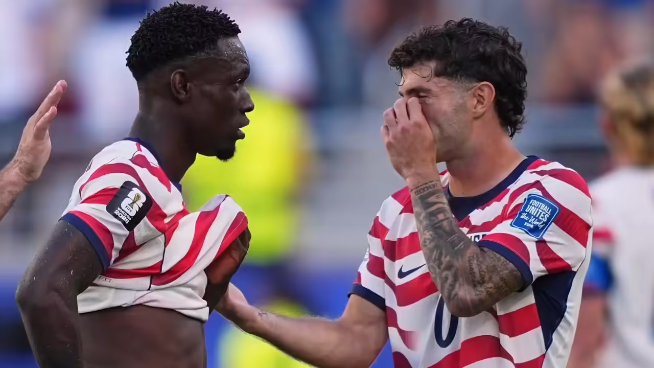Pizza chain offers $1 million in free pizzas after US striker Balogun's red card