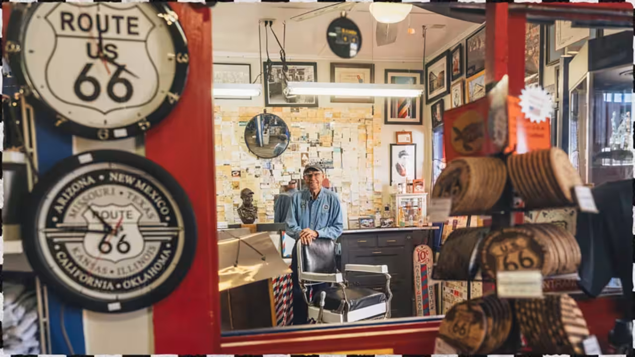 A new highway nearly killed his town. This 98-year-old 'Angel of Route 66' helped bring America's most famous highway back to life