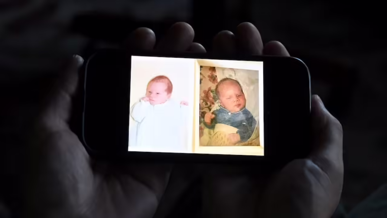 Two North Dakota men discover they were switched at birth, raised by each other's families for nearly four decades before a Christmas gift changed everything