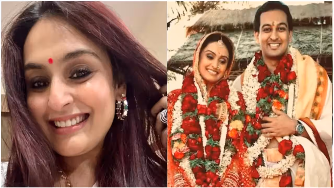 Kahaani Ghar Ghar Kii actress Tina Parekh ditched designer lehenga and lavish venue; opted for a simple wedding surrounded by family in an ashram
